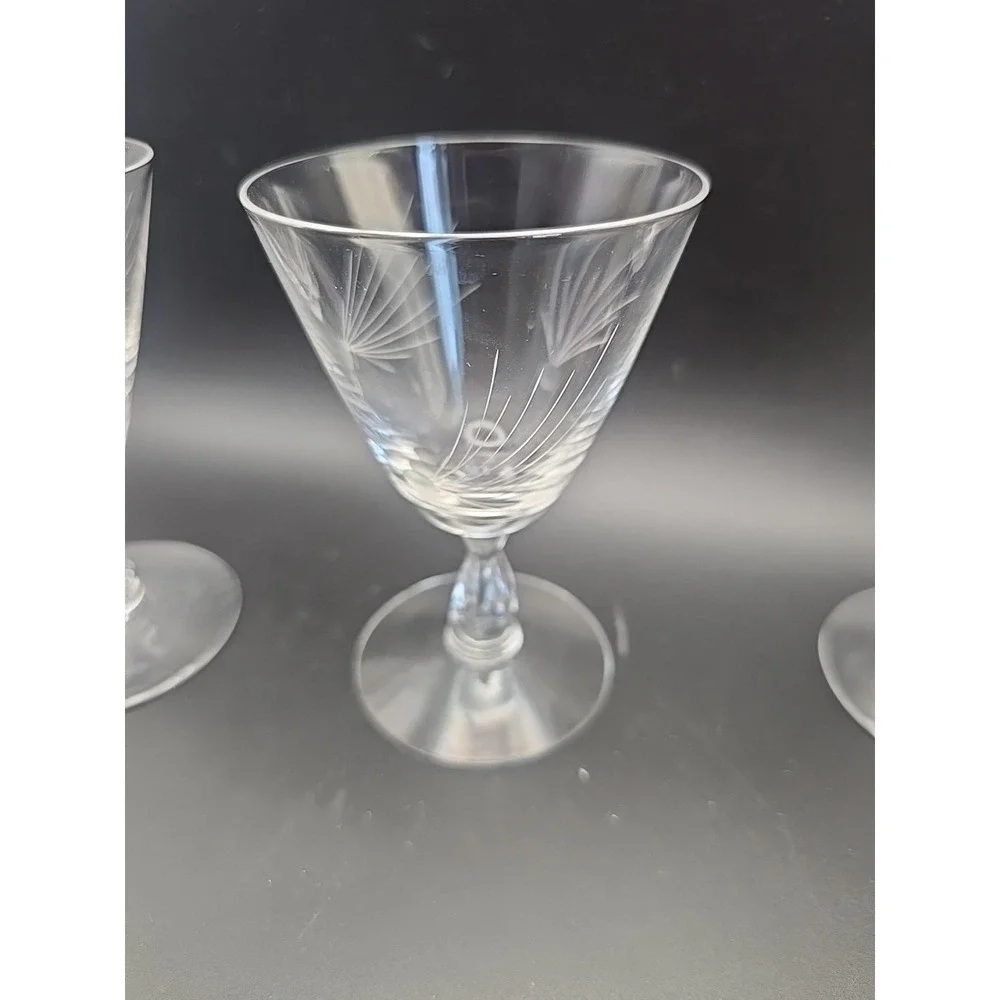 5  FOSTORIA Mid-Century PINE Pattern 4 3/8